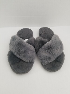 Grey Slippers At Nordstrom NORDSTROM Grey Fluffy Snuggle Cozy