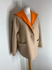 Bnwt Harris Wharf London Oversize Hooded Jacket It 40 Uk 8 New Pressed Wool