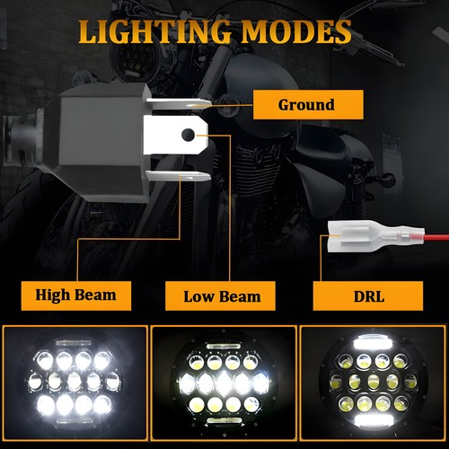 7inch LED Headlights Turn Tail Lights Kits Combo For Jeep Wrangler JK JKU 07-17 - Picture 2 of 22