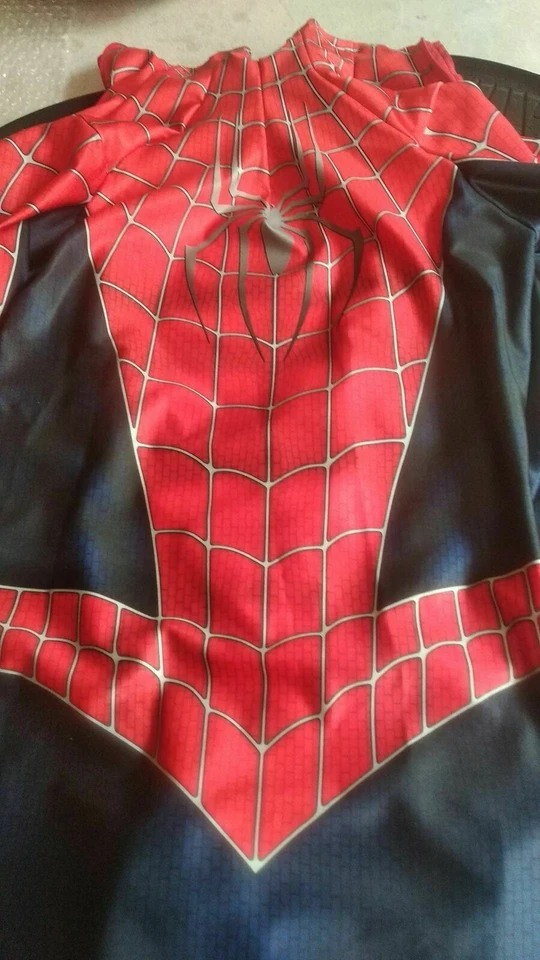 Raimi Spiderman Jumpsuit Spider-man Halloween Cosplay Costume Adult Kid Suit Cos - Image 3 of 4