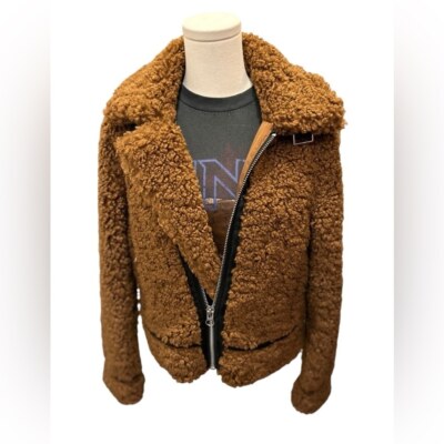 STAND STUDIO Audrey Jacket in Brown Sz 34