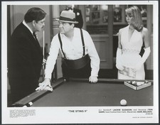 The Sting II ’83 JACKIE GLEASON KARL MALDEN TERI GARR BILLIARDS