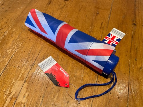 Compact Bag Size Union Jack Umbrella British Patriotic