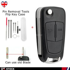 2 Button Key Fob Case For Vauxhall Opel Astra H Corsa C Zafira B Combo Meriva A