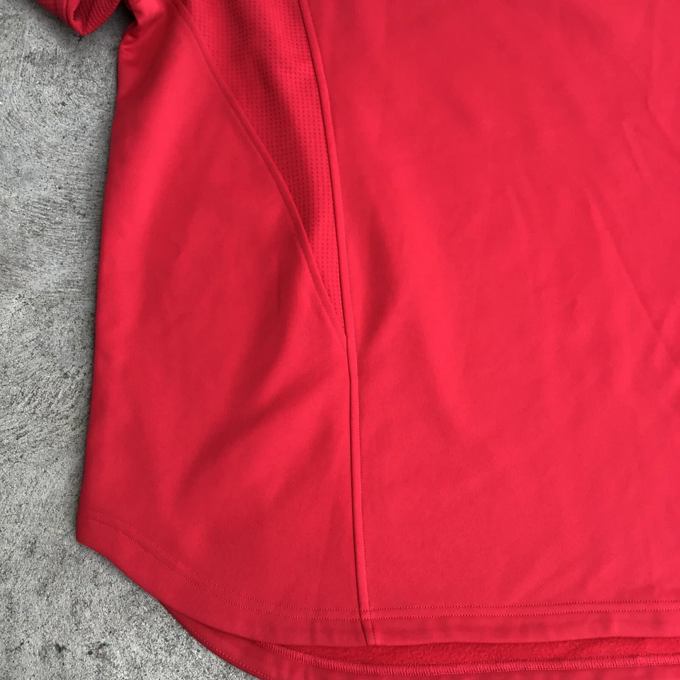 MAJESTIC Los Angeles ANGELS BASEBALL Red Sweater Polyester Size XXL Therma Base - Image 3 of 4