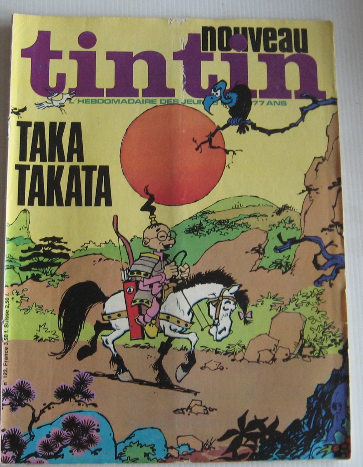 Tintin Journal No. 122 Taka Takata Good Condition 1978