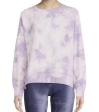 Time and Tru Women  s Fashion Tie Dye Raglan Sweatshirt French Terry Small 4-6