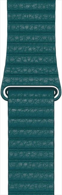 Apple Watch 44MM Peacock Leather Loop size Medium Amazon.com: Apple Watch Band - Leather Loop (44mm) - Peacock  main image 2