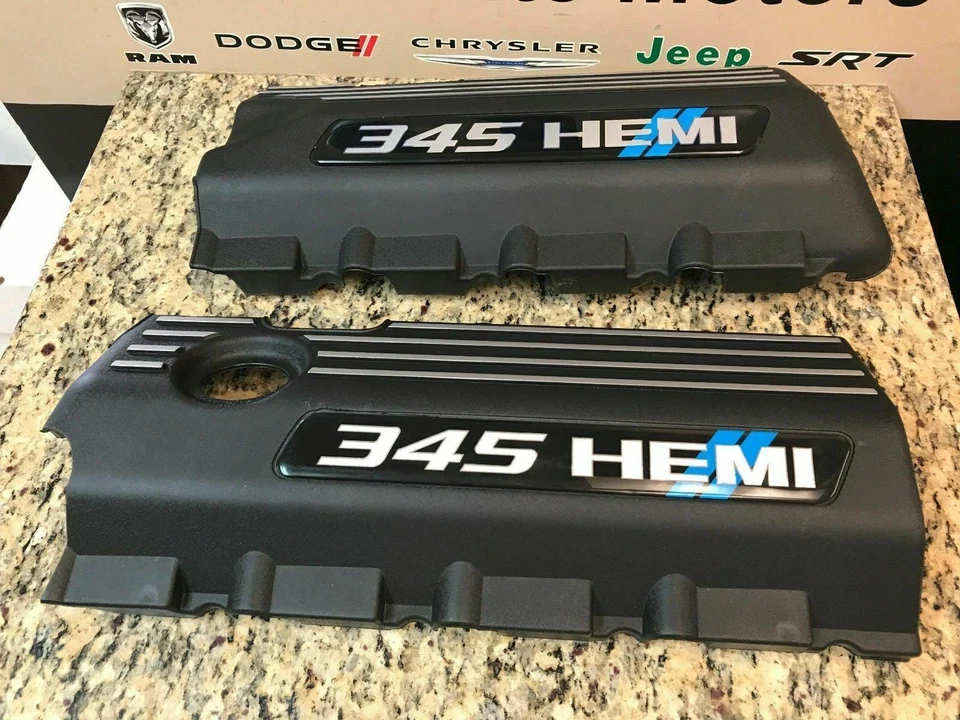 Válvula de cubierta del motor Dodge Challenger Charger Durango 5,7 L 345 Hemi 2 piezas B5 azul Foto 3 de 4