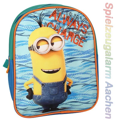 MINIONS 20460-4625 Kinderrucksack Blau/Türkis Children Bag Backpack Mochila  - Bild 1 von 4