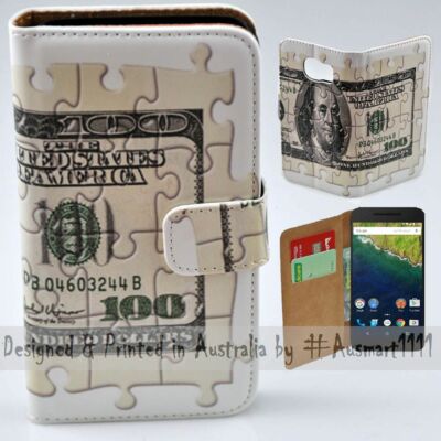 For Google Pixel Series - USD $100 Puzzle Theme Print Mobile Phone Case Cover