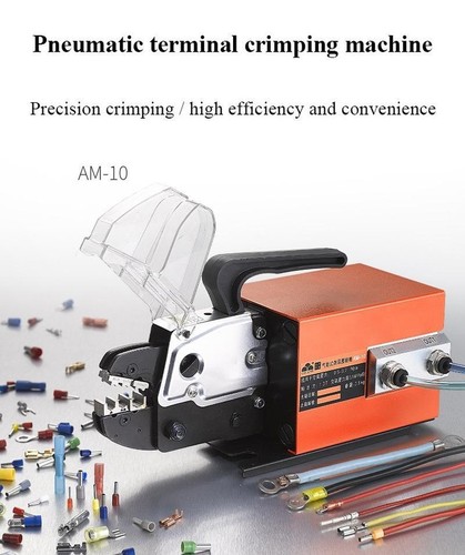 Electro-pneumatic crimping machine AM-10 cold press automatic terminal machine - Picture 5 of 10