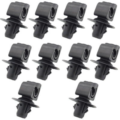 Land Rover Defender Brake Rattle Clip 10PC FOR Land Rover DEFENDER Brake Line Pipe Clips Black Plastic Holder ...