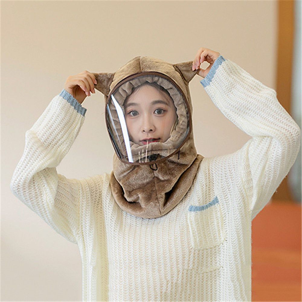 Cat ears Cycling Cute Flannel Winter Hedging cap Windproof Anti Dust