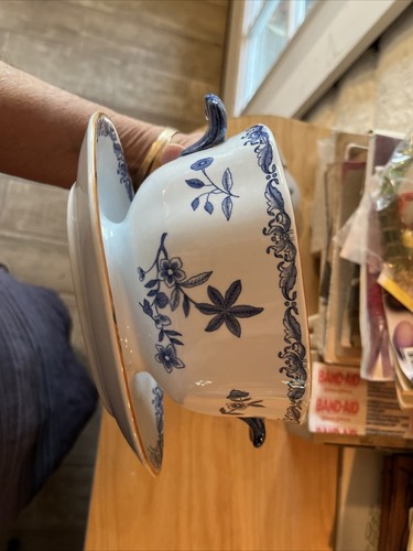 open sauceboat w/attached liner,Rorstrand OSTINDIA,East Indies,7” - Picture 4 of 4