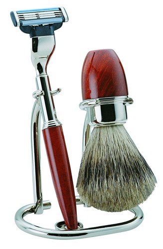 Brosse à Barbe/mane Lourdes Titan-Griff En Poils De Blaireau - Série New York - Erbe Solingen - Neuf