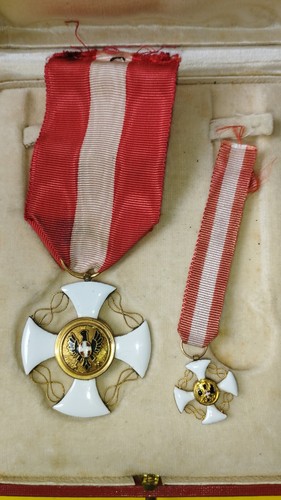 Ww2 Ww1 Medaglia Croce Cavaliere Corona D'Italia - Foto 3 di 4