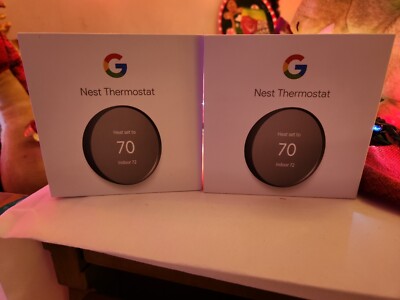 Google Nest Smart Thermostat, Charcoal - G4CVZ-US