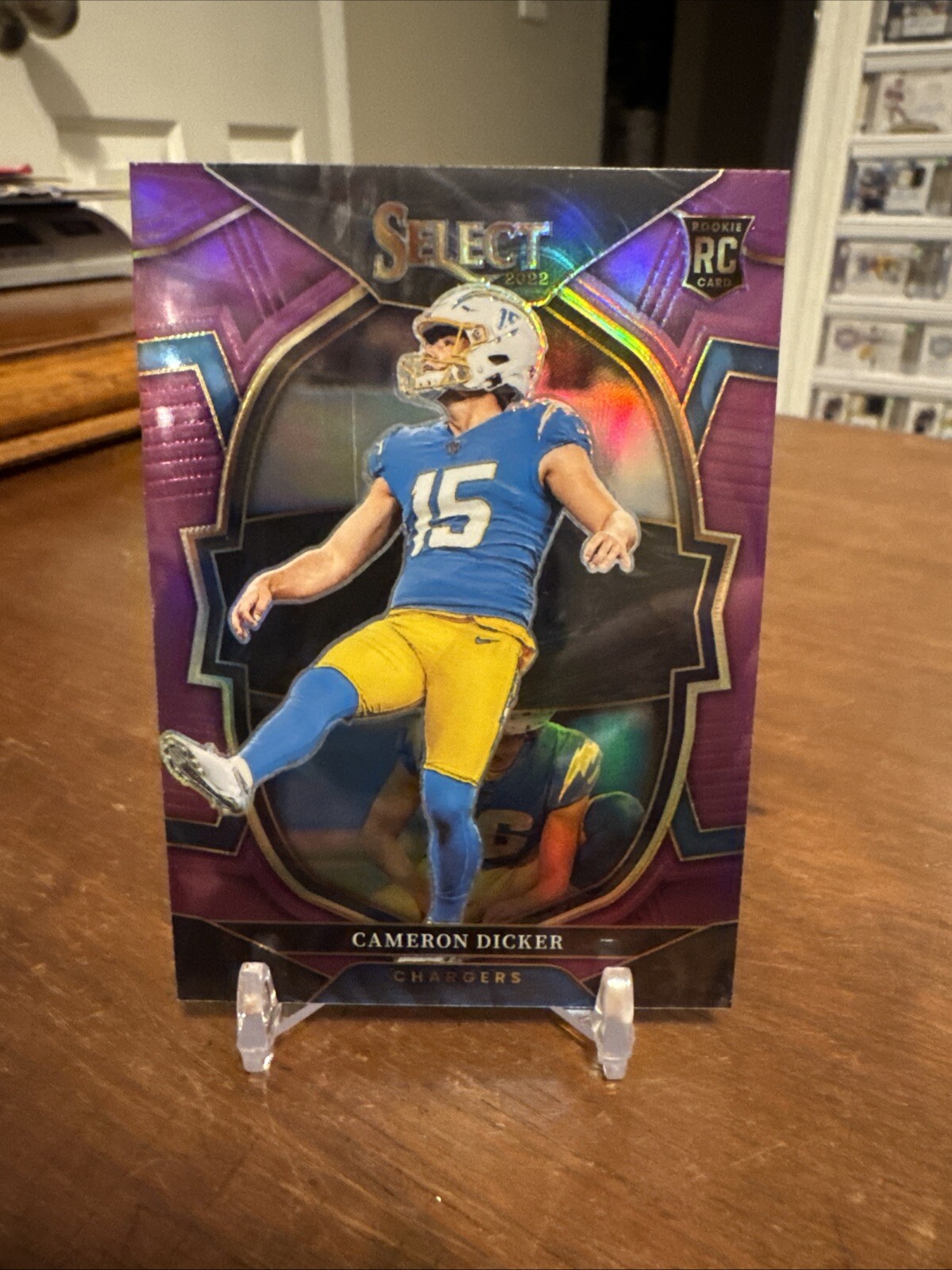 Cameron Dicker 2022 Panini Select #16 Concourse Purple Prizm Rookie RC #72/75 SP