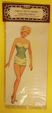 Betty Grable Collector's Cutout Paper Doll Set Shackman 1994 Diecut Costumes