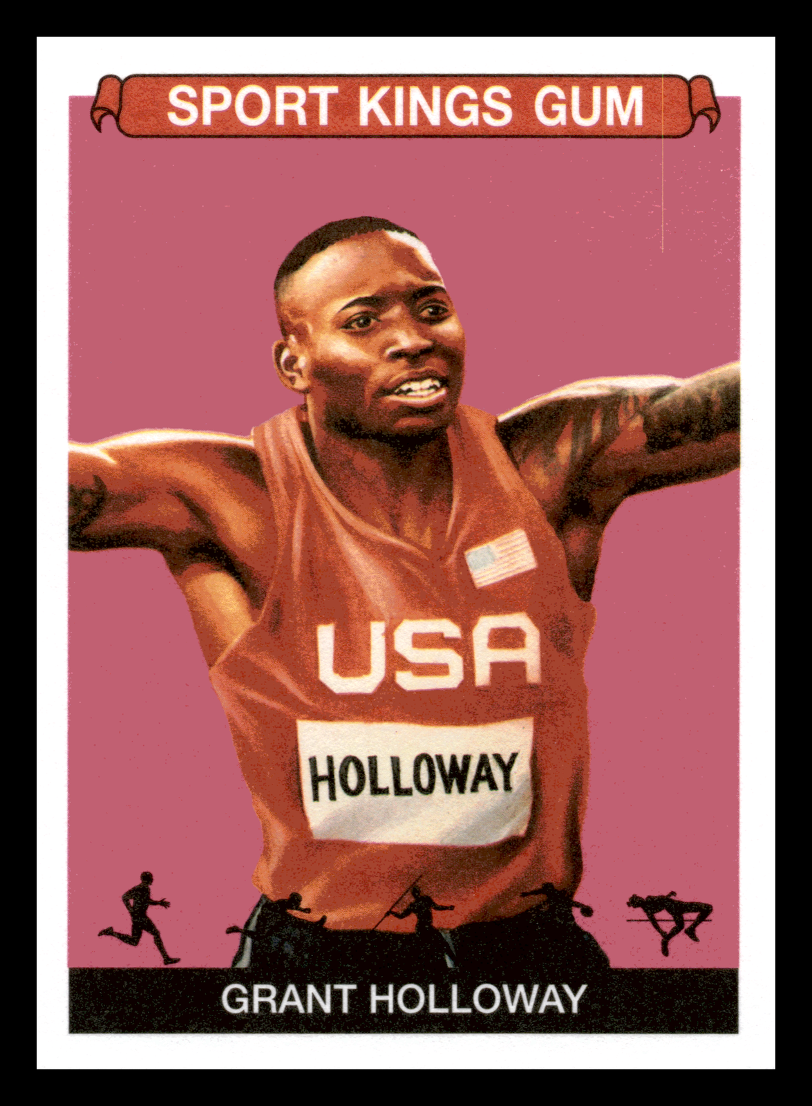 2023 Sport Kings Gum Grant Holloway Track & Field 135 Centered Mint eBay