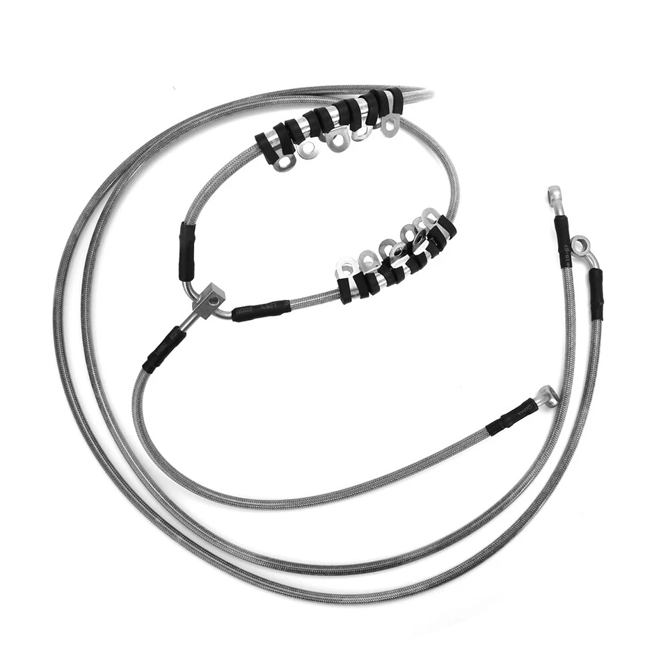 72 inch Front Brake Line Hose Kit Braided For Can-Am Maverick X3 Turbo 2017-2023 - Image 3 of 4