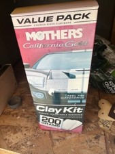 Mothers 07240 California Gold Clay Bar System Original Kit 2 Bars New