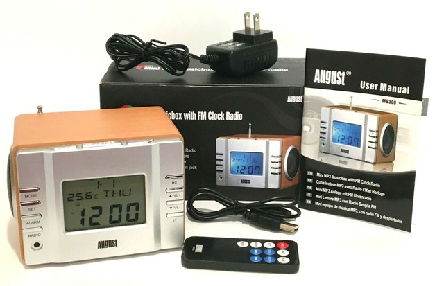 august mini bluetooth stereo system