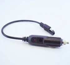 1pc 30cm 18AWG 12V Car Cigarette Lighter Plug to SAE Adapter Extension Cable