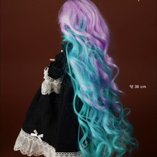 Dollmore 1/4 BJD MSD Wig 18-20 cm 7-8 inch Arcane Long Wig L.Violet