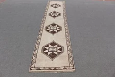 Kitchen Rug, Oriental Rug, Turkish Rugs, 2.4x11.5 ft Runner Rug, Vintage Rug