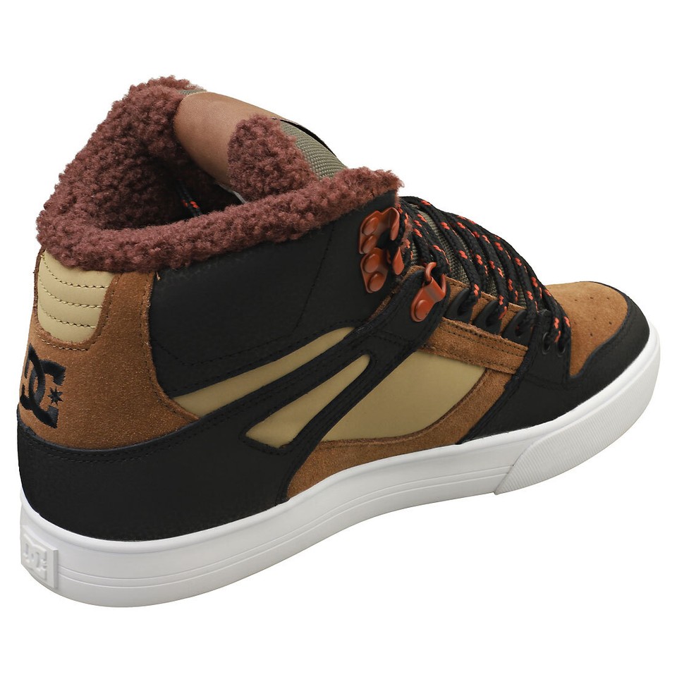 DC Shoes Pure Hightop Wc Winter Herren Brown Green Sneaker
