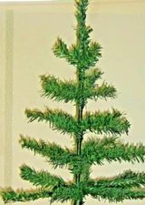 MINI Christmas Tree 18" Green Wire and Vinyl, 3 Legs Stand, Artificial Indoor
