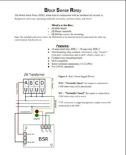 Block Sense Relay BSR-3 O scale (1:48) Block Detector (Lionel, MTH, Gargraves)