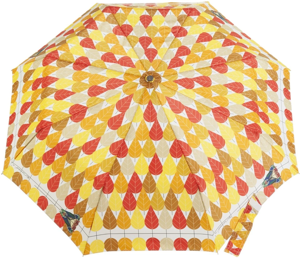 Charles/Charley Harper totes-Isotoner Pop-up Umbrella Octoberama - Image 3 of 3