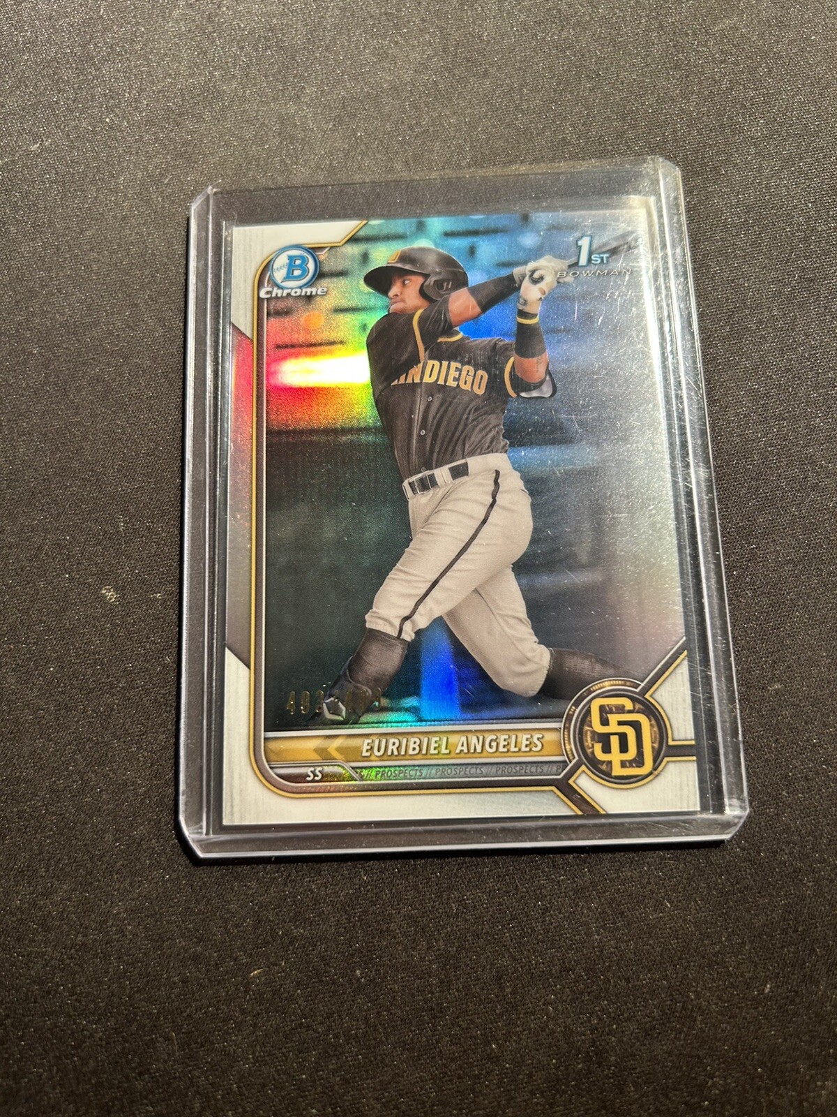 2022 Bowman Chrome Euribiel Angeles San Diego Padres #BCP-32 Refractor /499