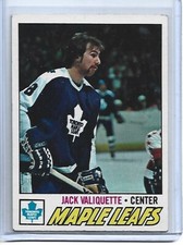 Jack Valiquette-Toronto Maple Leafs-1977-78 Topps Hockey Card #64