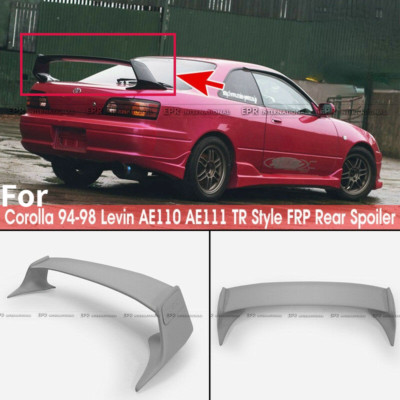 For Corolla 94-98 Levin 2Door Coupe AE110 AE111 TR Style FRP Rear Spoiler Wing 