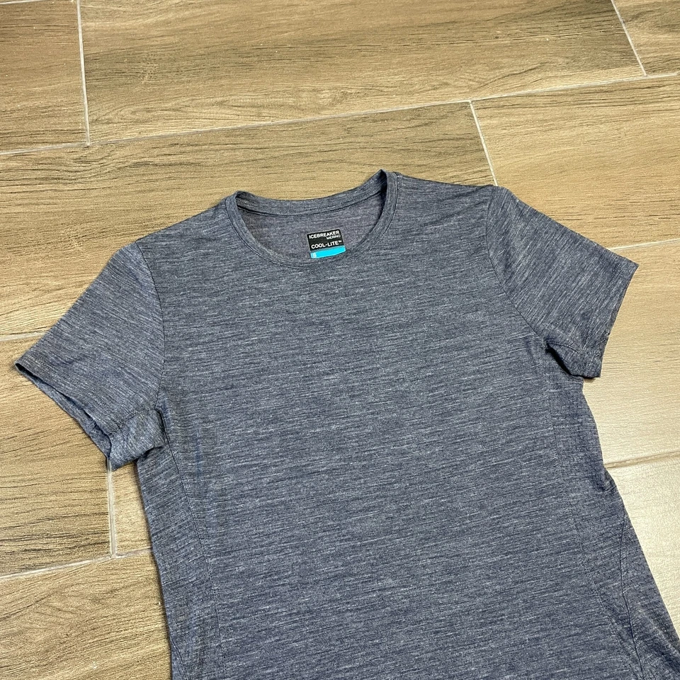 Женская футболка Icebreaker Merino Blue Wool Blend Cool-Lite — размер S - Изображение 3 из 4