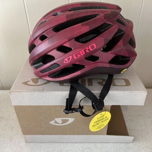 Giro Agilis MIPS Road Cycling Bicycle Helmet Large Matte Black/Dark Cherry Red