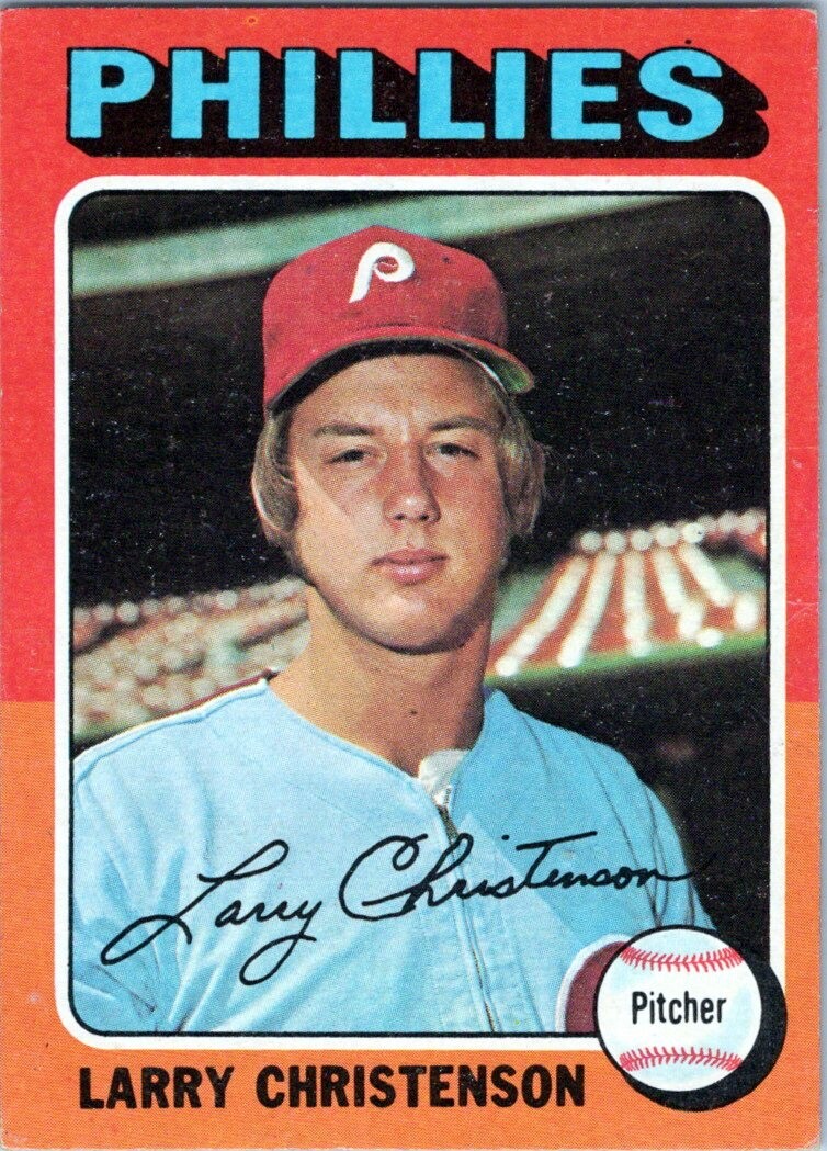 1975 Topps #551 Larry Christenson Philadelphia Phillies VG-EX