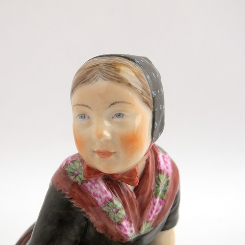 Royal Copenhagen Porcelain 3 3/4" Faro Island Girl Figurine (12416) - Picture 3 of 11