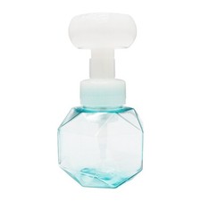 TECHTONGDA 4Pcs Clear Blue Refillable Soap Bath Pump Foaming Bottle 300ML New