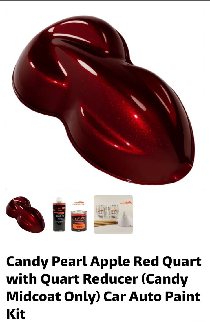 Candy Pearl Apple Red Car Paint-kit | eBay