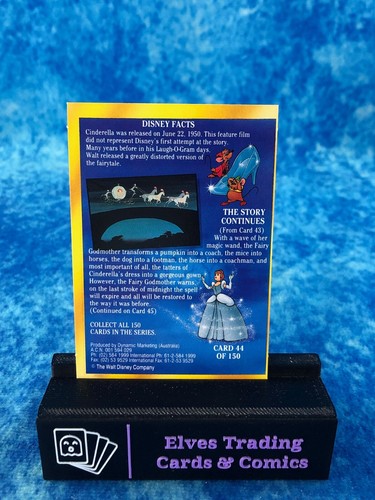 Disney Classics SINGLE Non-Sport Trading Card by Dynamic Marketing 1993 - Picture 92 of 326