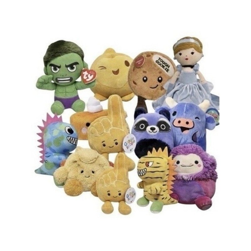 Plush Lot 12 + Pieces Stuffed Animals Squishmallows Disney Marvel Kids Gift Toys