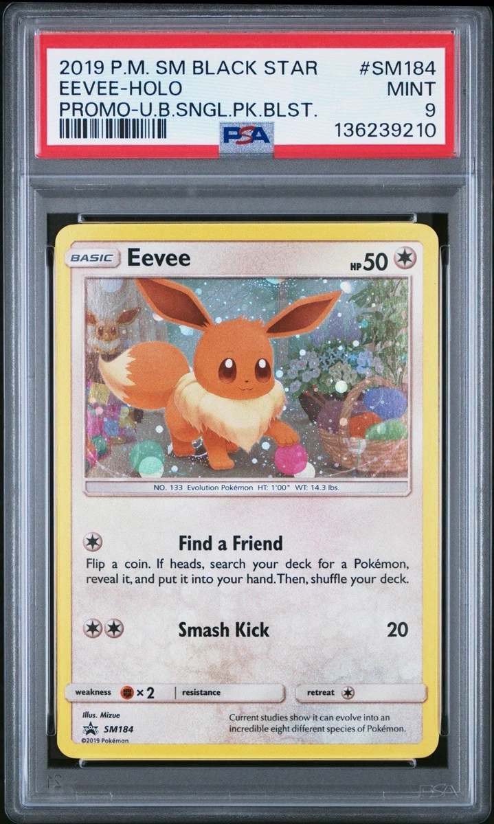 Preços baixos em Eevee Pokémon TCG Autenticador Esportivo