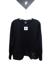 Nike Dri-Fit Crop Oversized Logo Long Sleeve Sweatshirt Size Large