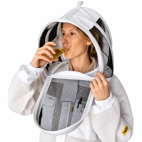 3 Layer Mesh Ventilated Beekeeping Fencing Replacement Veil Spare Hood