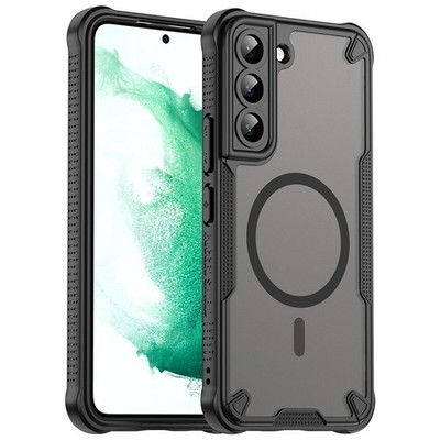 Hülle für Samsung Galaxy S22 Handyhülle Defender Case Kamera Schutz Magnet